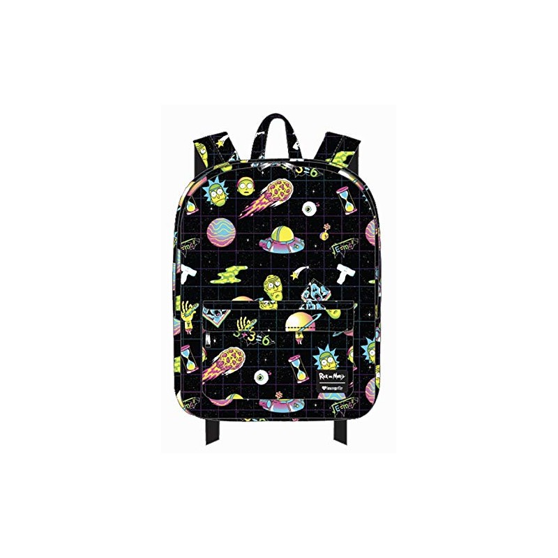 Loungefly Rick & Morty Galaxy Character All Over Print Backpack