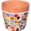 500g Irregular Ceramic Mosaic Tiles, 0.5-2cm, Small Mosaic Stones for