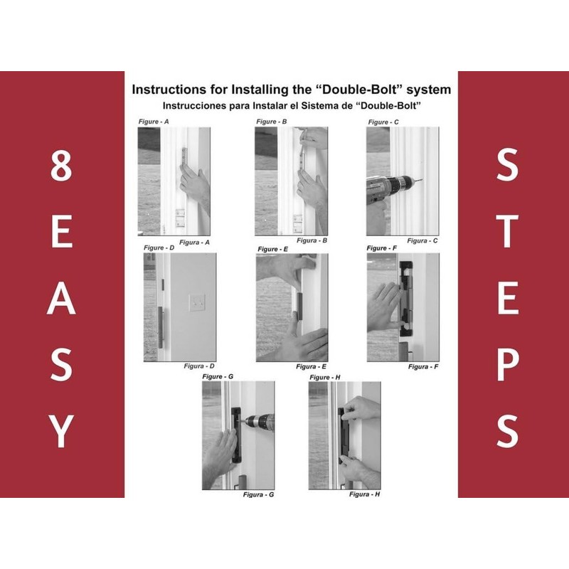 CAL Double-Bolt Lock for Glass Sliding Doors - Advanced Technology