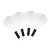 Baluue 4Pcs Hairdressing Shield Portable Mask for Hair Cutting Slip