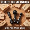 3Pcs Sphere Rotary Burr Set for 4.5" & 5" Angle