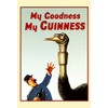 Guinness Poster, My Goodness, My Guinness, Ostrich