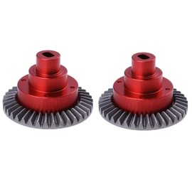 2pcs Harden Steel 38T Main Gear for Redcat Everest 10 Super Gear Transmission Redcat Everest Gen7 Pro/Sport,Redcat Shockwave,Danchee Ridgerock Upgrades Parts Red