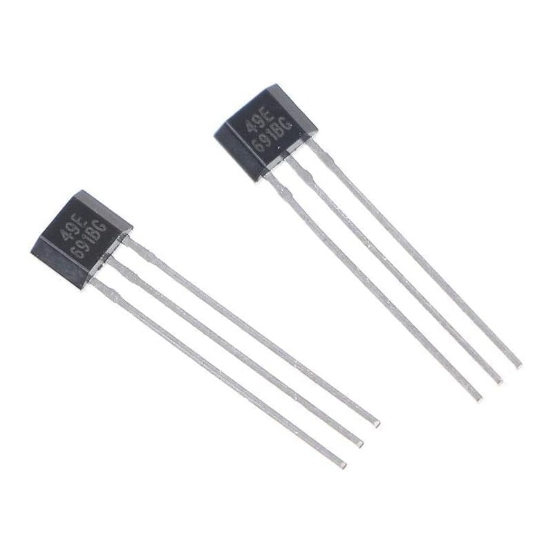 10Pcs Black Hall Element 49E Oh49E Ss49E Linear Sensor Hall
