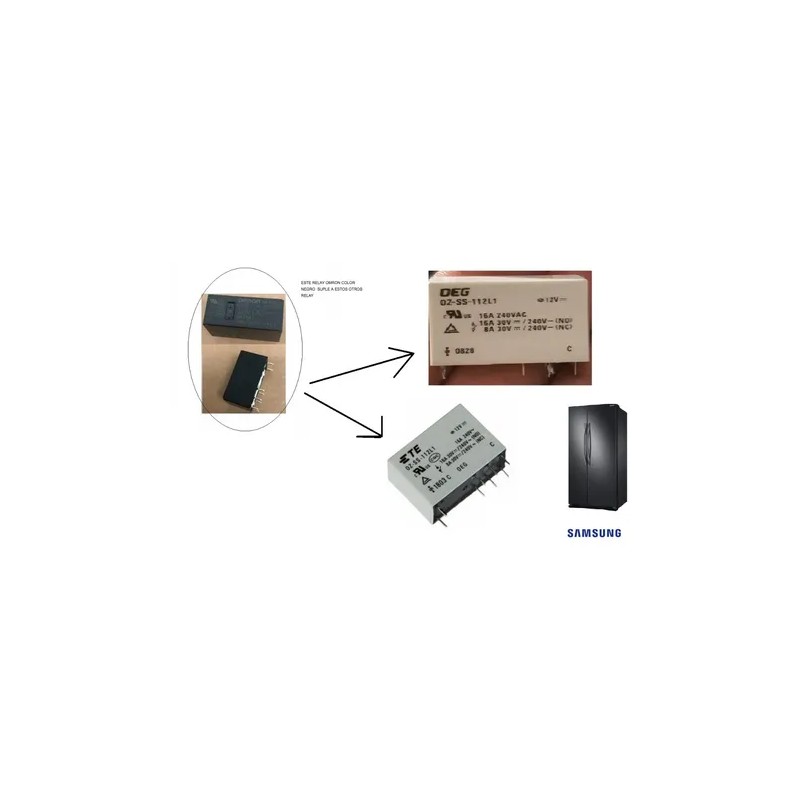 Relay Para Tarjeta Electrónica De Refrigerador Relevador 16a
