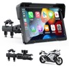 VOLAM 7" Wireless Motorcycle CarPlay Screen, IP67 Waterproof Touchscreen,GPS Navigation