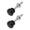 2pcs 22mm Motorcycle Side Cover Push Button Release M6 Compatible