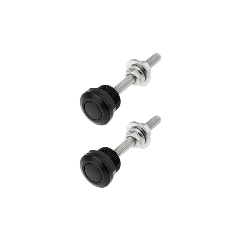 2pcs 22mm Motorcycle Side Cover Push Button Release M6 Compatible