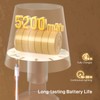 Jeebel 4-in-1 Dimmable LED Bottle Lamp, 5200mAh Wireless Metal Table