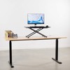 VIVO Black Small Single Top 29 inch Standing Desk Converter,