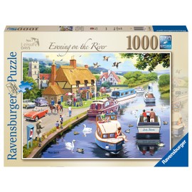 Ravensburger Leisure Days No.7 Evening on the River 1000 Piece Jigsaw Puzzles for Adults and Kids Age 12 Years Up