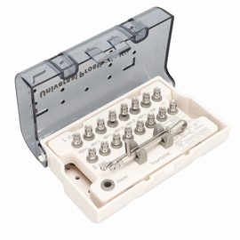 16pcs Dental Implant Screwdriver Stainless Steel Professional Heat Resistant Precise Oral Screwdriver Prosthetic Kit