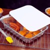 Large Aluminium Foil Containers With Lids (8" x 4.5" x