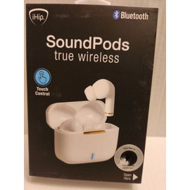 iHip NEW IhIP WHITE BLUETOOTH WIRELESS SOUND PODS