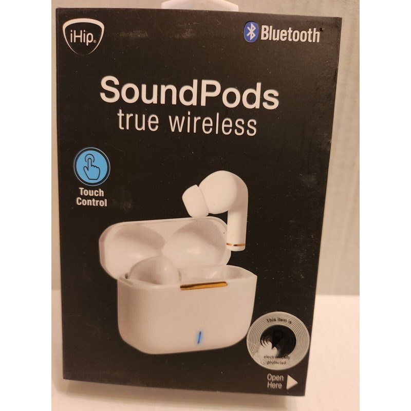 iHip NEW IhIP WHITE BLUETOOTH WIRELESS SOUND PODS
