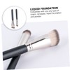 Baluue 4pcs Makeup Brush for Liquid Foundation Concealer Powder Save