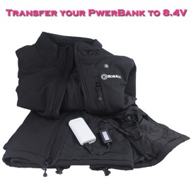 Smarkey Heated Jacket Battery Step-Up Adapter Charger Cable for Heated Jackets, Heated Hoodies and Heated Vests (5v USB Transfer 8.4v, 12W)