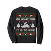 Oh what fun it's to ride ugly snowmobile Funny Christmas