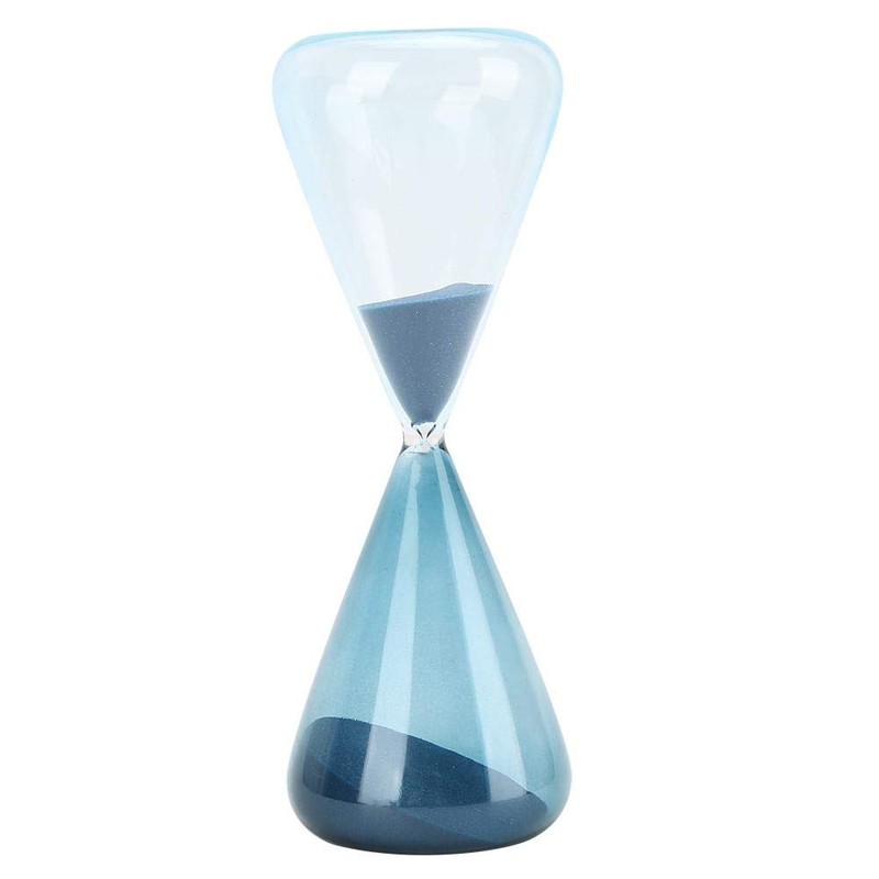 Mumusuki Hourglass Clock Blue Sand Timer, Innovative Cone Shape Unique