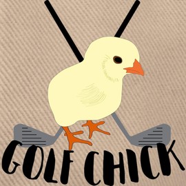 CafePress Golf Chick Cap Unique Adjustable Baseball Hat Khaki
