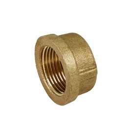 Supply Giant CSDB0200 2 Inch No Lead Pipe Cap for 125 LB Applications with Female Threads, Brass Construction, Higher Corrosion Resistance, Economical & Easy to Install, 16