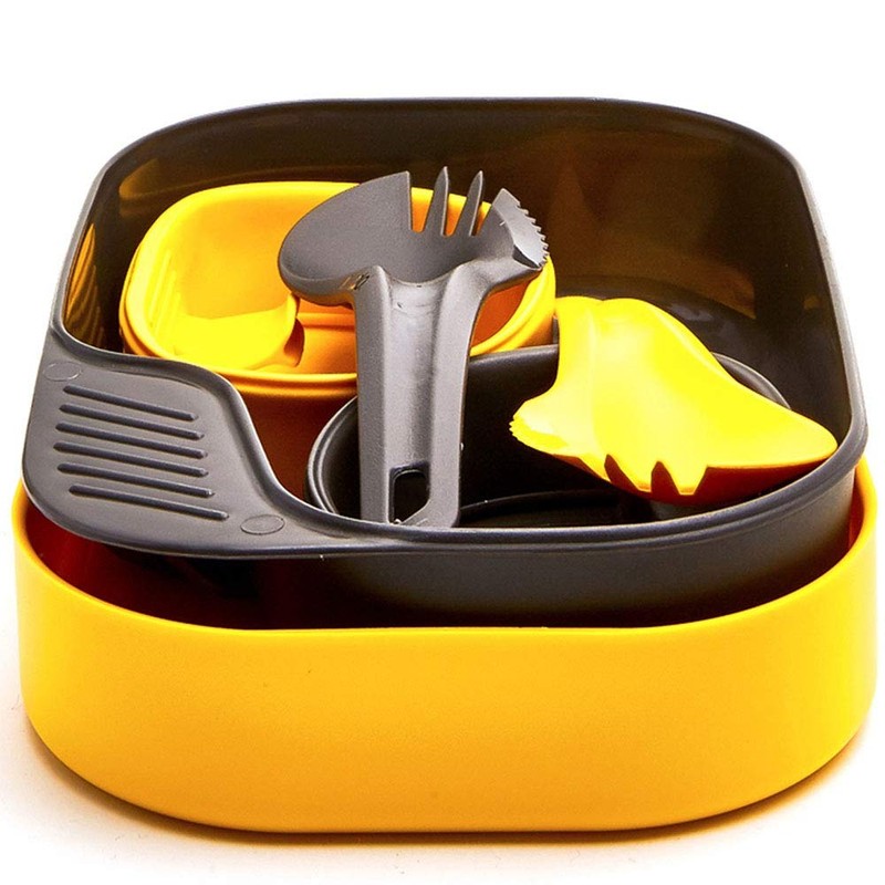 Wildo Camp-A-Box Duo Light 6657 Unisex Crockery Set, Orange, One