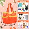 GQIRIL Mesh Beach Bag for Women - Beach Tote, Foldable