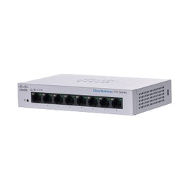 Cisco Business CBS110-8T-D Unmanaged Switch | 8 GE Ports | Desktop | External Power Supply | Limited Lifetime Protection (CBS110-8T-D)