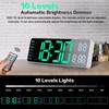 Fuloon 13 inch Large Digital Wall Clock, Digital Alarm Clock,