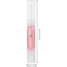 Lápiz de Aceite para Cutículas Aplicación para Promover el Crecimiento Saludable de Uñas Después Manicura 8 Piezas y Vitamina