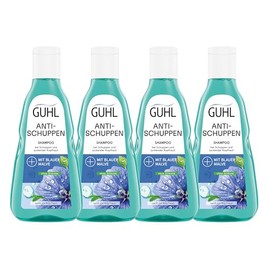 Guhl Anti-Dandruff Shampoo - Pack of 4 - 4 x 250 ml - Hair Type: Dandruff