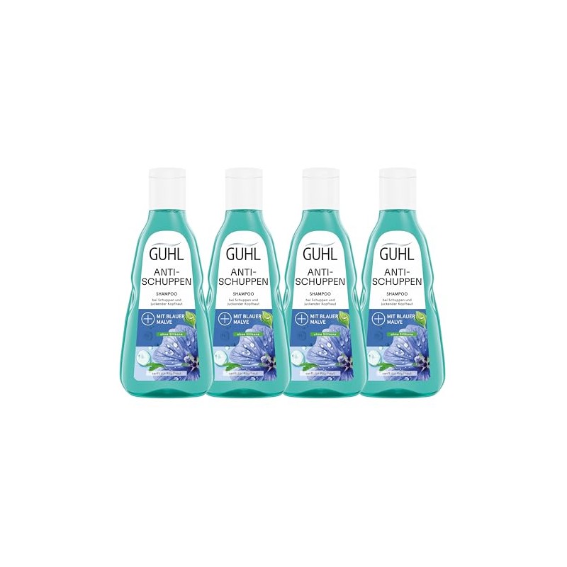 Guhl Anti-Dandruff Shampoo - Pack of 4 - 4 x