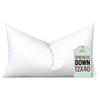Pillowflex Synthetic Down Pillow Insert - 12x40 Down Alternative Pillow,