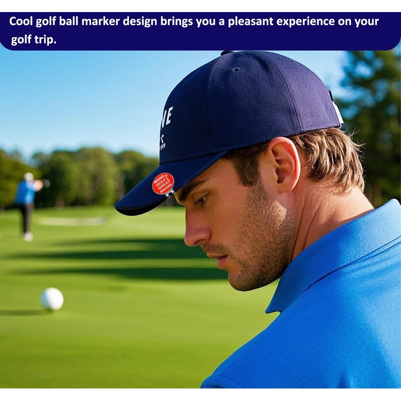 Adhere Golf Ball Markers Personlized Logo Enamel with A Strong