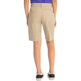 Classroom School Uniforms girls Plus Size Low Rise Khaki Shorts, Khaki, 10 Husky