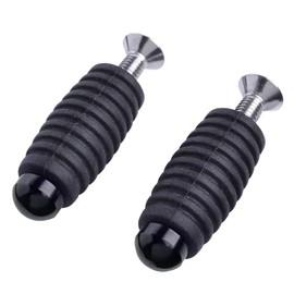 HAMILO Motorcycle Motorcycle Foot Pegs Pedals Anti-Slip Corrosion 2 Piece Set