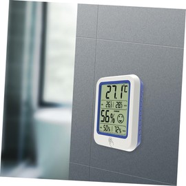 Kisangel Thermometer Indoor Digital Indoor Hygrometer Room Temperature Humidity Monitor Small Digital Temperature Gauge Humidity Gauge Indoor Mini Hygrothermograph Plastic Wire Vertical