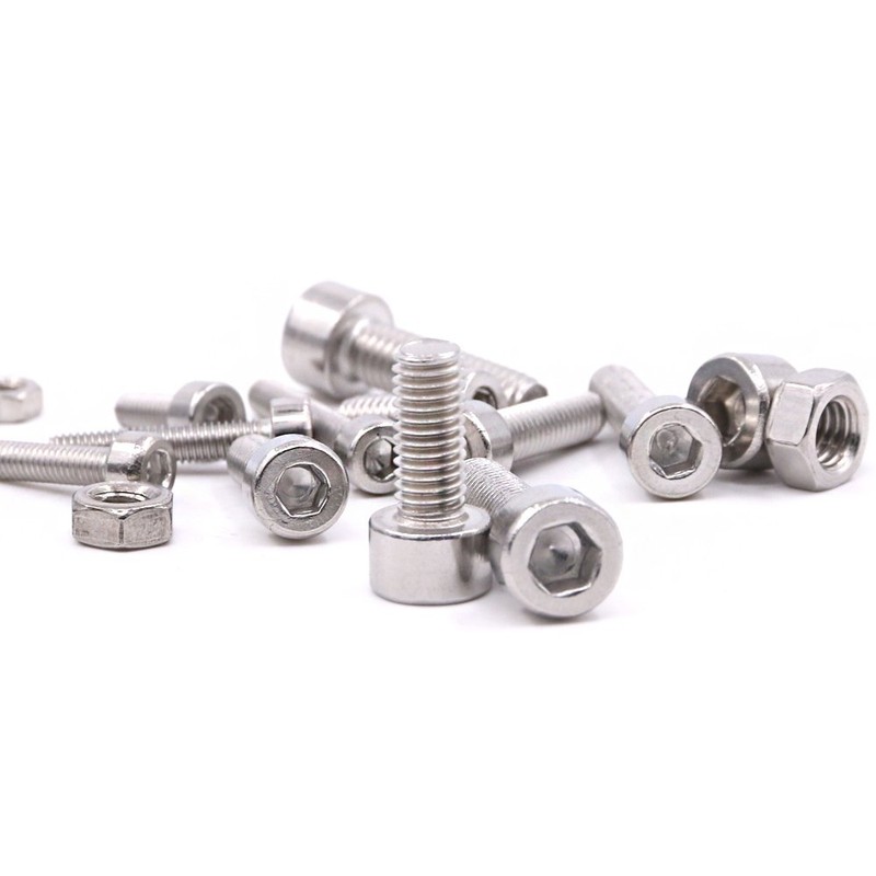 Hilitchi 510pcs M3 M4 M5 Stainless Steel Hex Socket Head
