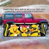 DaisyInner Duck Windshield Sun Shade Compatible with Jeep Jl Jlu