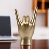 Elqater Rock Hand Gesture Statue Rock Music Art Craft Finger