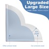 2 Pack Large Shower Splash Guard for Walk in Shower,