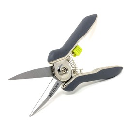 MLTOOLS Straight Blade Bypass Pruning Shears Compact Heavy Duty & Ultra Sharp for Gardening – 6.7 Inch Stainless-Steel Garden Shears – Ergonomic Trimming Shears – P4012