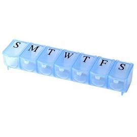 APEX 7-Day Pill Organizer, Ultra Bubble-Lok, 1 Organizer (Pack of 2)