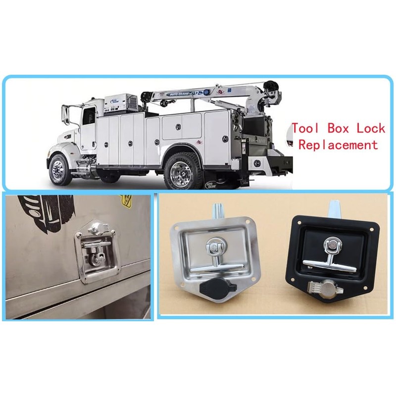 T Handle Latch Rv Truck Door Tool Box Lock Replacement