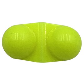 Fishing Bite Alarm, 30 Pieces Fishing Rod Ring Double Alarm Bells Night Fishing Bobber Fishing Alarm Loud Sound Bite Fishing Bells Clips for Fishing Enthusiasts (Yellow)