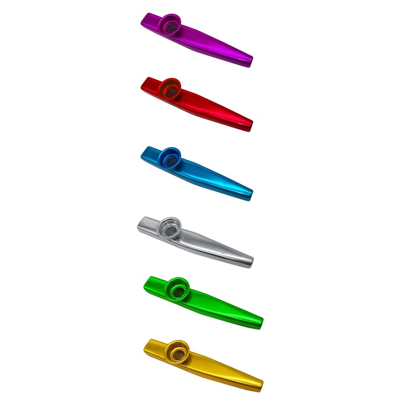 Kazoo Aluminum Kazoo Musical Instrument for Nosing and Party Accompaniment,