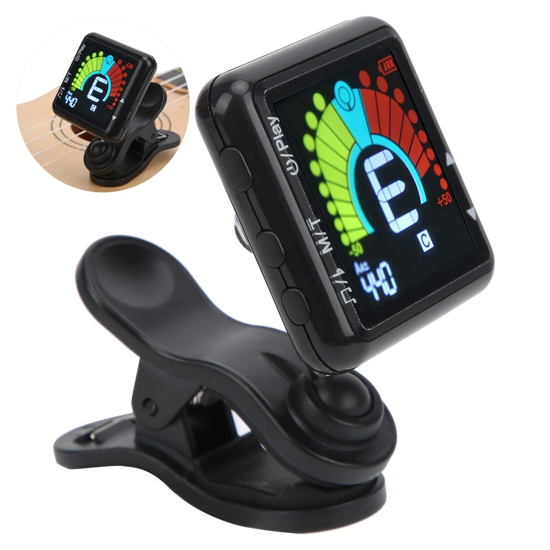 Metronome Tuner Clipon Rechargeable 2 in 1 Multifunctional String Instrument