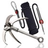 Grappling Hook with 10m Rope – Multifunctional QUADPALM Grapple Hook
