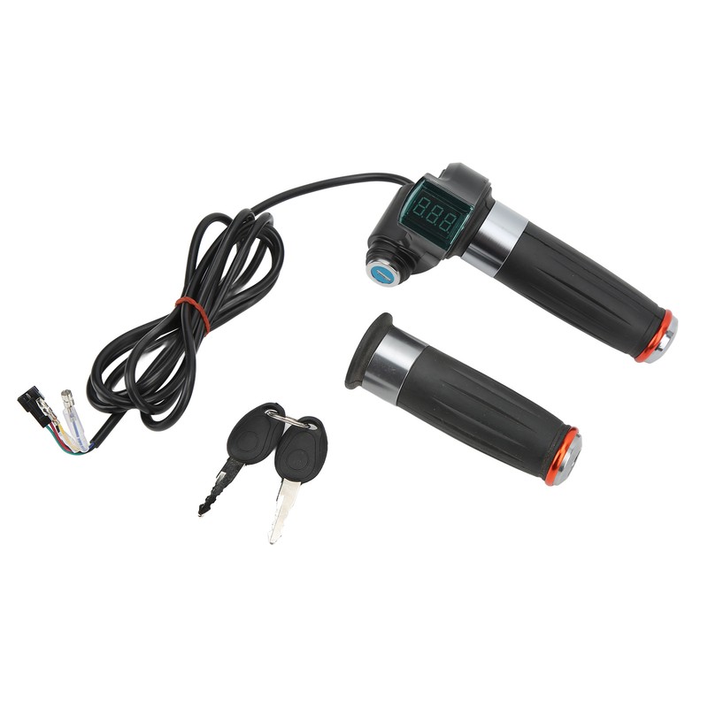 Electric Bike Handlebar Throttle Twist Grip Plastic Twist Throttle Accelerator
