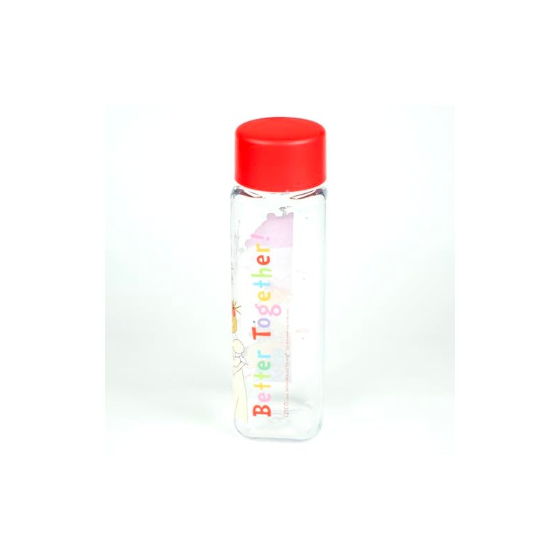 Coco-chan RYL-1075 Friends Greeting Life Drink Bottle, Clear